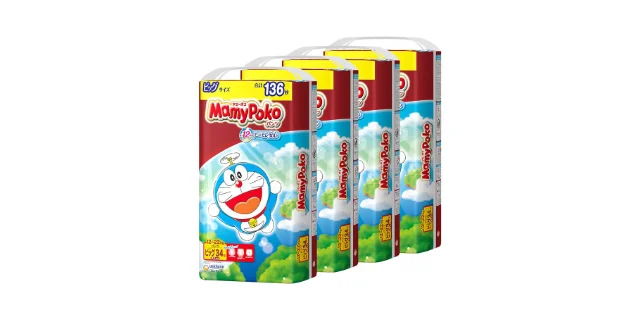 MamyPoko Doraemon diaper pants XL packs